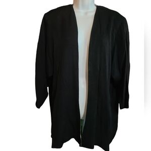 PLATINUM open jacket cardigan black/cream S